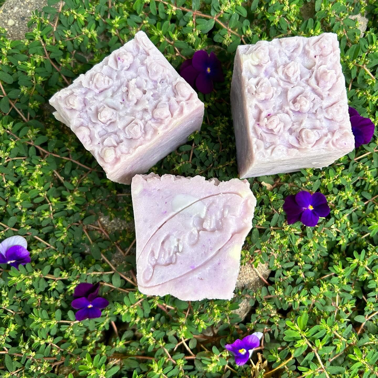 Violet Soap, Floral Scent, Vegan Soap