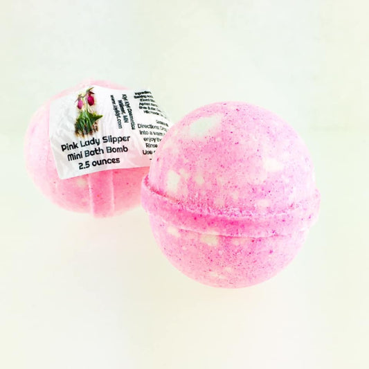 Pink Lady Slipper, Mini Bath Bomb, Minnesota Gift, Minnesota Made