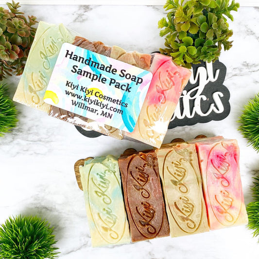 Soap Sample Pack: Patchouli Lover - Truly Patchouli, Sandalwood Patchouli, Strawberry Patchouli, Karma