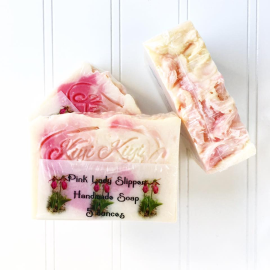 Pink Lady Slipper Soap, Vegan Soap, Minnesota Themed