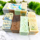 Mini Soap Sample Pack: Winter Favorites - Vanilla Gingerbread, Over the River, Winter Buster, Sparkling Spruce